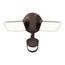 HALO Twin-Head Square Floodlight with Motion Sensor, 20.9W (Bronze)
