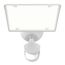 HALO Twin-Head Round Floodlight with Dusk-to-Dawn, 50W (White)