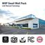 HALO Outdoor Wall Pack Small, Dusk-to-Dawn, 4000 Lumens, 4000K, 30W