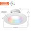 HALO 5/6" RL Round Smart Wi-Fi RGBW Recessed LED Trim w/ WiZ Pro Smart Control (Matte White)