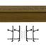 6 Ft. Kit Cover Set (Dark Walnut)