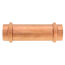 3/4" Press Extended Length Copper Coupling, No-Stop