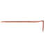 1/2" x 6" Copper Plated Pipe Hook