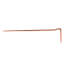 1" x 6" Copper Plated Pipe Hook