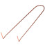1-1/4" x 8" Copper Plated Pipe Hook
