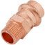 1/2" Press x 3/8" Male Copper Adapter