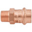 1/2" Press x 3/8" Male Copper Adapter