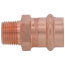 3/4" Press x 1/2" Male Copper Adapter