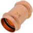 1-1/2" Press Copper Coupling, No-Stop