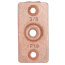 3/8" Copper Plated Ceiling Plate