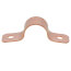 1/2" 2 Hole Carbon Steel Strap (Copper Plated)