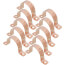 1-1/4" 2 Hole Carbon Steel Strap, Copper Plated (Bag of 10)