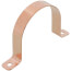 2" 2 Hole Carbon Steel Strap, Copper Plated (Bag of 10)