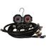 BlackMax 4-Port Analog Manifold w/ 5' Premium Anti-Blowback Hoses (R-32, R-410A, R-454B, A2L)