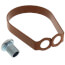 3" Copper Epoxy Coated Em-Lok Swivel Ring