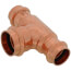 3/4" x 3/4" x 1" Press Copper Tee