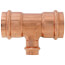 1-1/4" x 1-1/4" x 1/2" Press Copper Tee