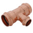 1-1/4" x 1-1/4" x 3/4" Press Copper Tee