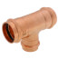 1-1/4" x 1-1/4" x 1" Press Copper Tee