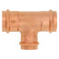 1-1/4" x 1-1/4" x 1" Press Copper Tee