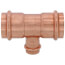1-1/2" x 1-1/2" x 3/4" Press Copper Tee