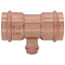 2" x 2" x 3/4" Press Copper Tee