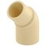 1" CPVC CTS 45-Degree Street Elbow (Spigot x Socket)