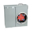 QO Outdoor Overhead/Underground Ring-Type Main Breaker, 4 Jaw Meter Socket 120/240V w/ Circuit Breaker (100A)