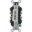 Commercial Grade Duplex Receptacle w/ Smooth Face, Self Grounding Clip, 20A, NEMA 5-20R - White (125V)