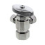1/2" Nom Compression (5/8" OD) x 3/8" OD Compression x 3/8" OD Compression Angle Supply Stop Lead Free (Chrome)