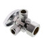 1/2" Nom Compression (5/8" OD) x 3/8" OD Compression x 3/8" OD Compression Angle Supply Stop Lead Free (Chrome)