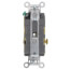 Commercial Spec Grade Side Wired Duplex Receptacle, 20A, 2P - Ivory (125V)