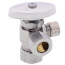 11/2 in. Nom Comp x 1/2 in. O.D. Comp x 3/8 in. O.D. Comp Dual Outlet Supply Stop Valve, Lead Free (Chrome Plated)