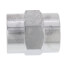 1/2" Chrome Brass Coupling (Lead Free)