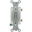 Single-Pole Commercial Side Wired Switch, 20A - Gray (120/277V)