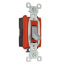 Single Pole, Side Wired, Toggle Switch, Commercial Grade, 20A - Gray (120/277V) 