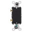 Single Pole, Side Wired, Toggle Switch, Commercial Grade, 20A - White (120/277V) 