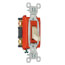 Three Pole, Side Wired, Toggle Switch, Commercial Grade, 20A - Ivory (120/277V)