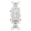 Three Pole, Side Wired, Toggle Switch, Commercial Grade, 20A - White (120/277V)