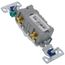 2-Pole Commercial Grade Side Wired Toggle Switch, 20A - White (120/277V)
