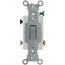 3-Way, Commercial Grade, Side Wired Light Switch, 15A - Gray (120/277V )