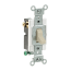 3-Way Light Switch, Toggle Switch, Commercial Grade - Ivory (120/277V)