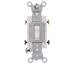 3-Way Toggle Light Switch, Commercial Grade, 20A - White (120/277V)