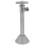 1/2" Nom. Sweat x 3/8" O.D. Compr. Angle Stop Valve w/ 5" Sweat Extension & Bell Escutcheon, Lead Free (Chrome Plated)