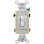 4-Way, Commercial Grade Side Wired, Switch, 15A - White (120/277V)