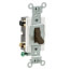 4-Way, Commercial Grade Side Wired Toggle Switch, 20A - Brown (120/277V)