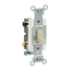 4-Way, Commercial Grade Side Wired, Switch, 20A - Ivory (120/277V)