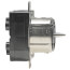 California-Style Industrial Grade Flush Mount Locking Receptacle, 3P, 50A, Non-NEMA - Black (480V)
