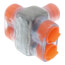 Multi-Tap Encapsulated Cable Block, 2-Way Config., 2 Outlets, 250 AWG-6 Str
