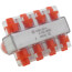 Multi-Tap Encapsulated Cable Block, 2-Way Config., 4 Outlets, 250 AWG-6 Str